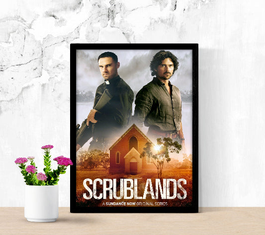 Scrublands framed poster