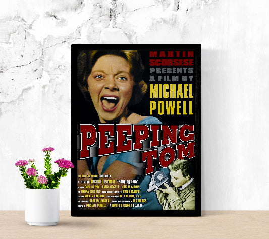 Peeping Tom framed poster