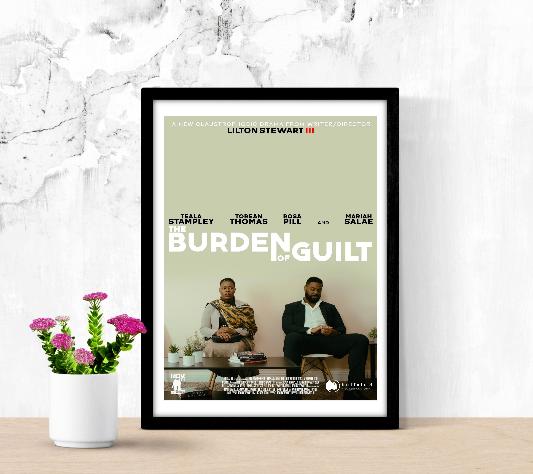 The Burden of Guilt framed poster