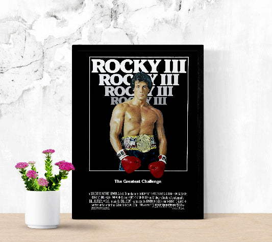 Rocky III framed poster