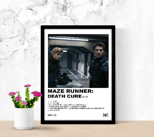Maze Runner Death Cure Minimalist framed poster