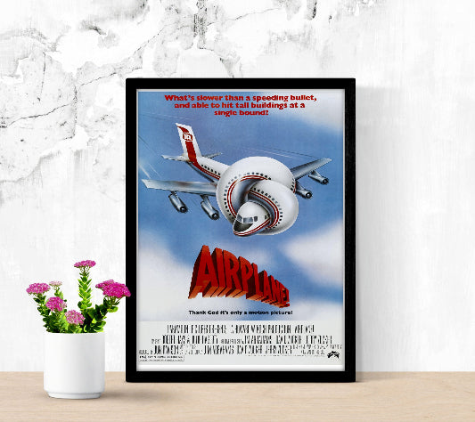Airplane framed poster