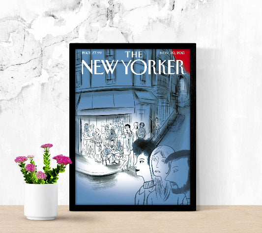 The New Yorker 30th Nov 2015 framed poster