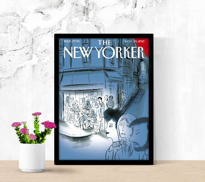 The New Yorker 30th Nov 2015 framed poster