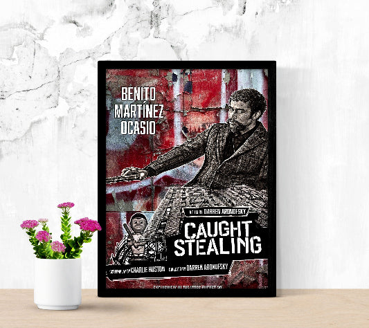 Caught Stealing framed poster