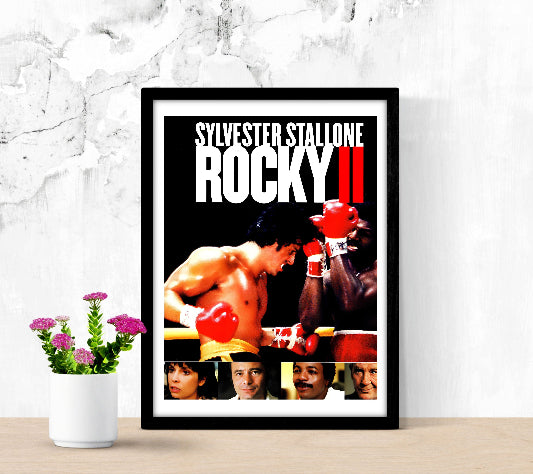 Rocky II framed poster