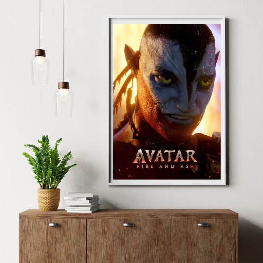 Avatar Fire and Ash framed poster