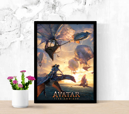 Avatar Fire and Ash framed poster