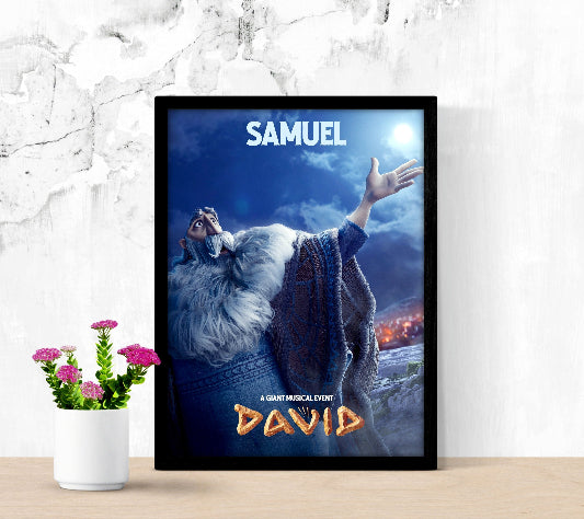 David framed poster