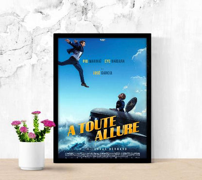 A toute allure framed poster