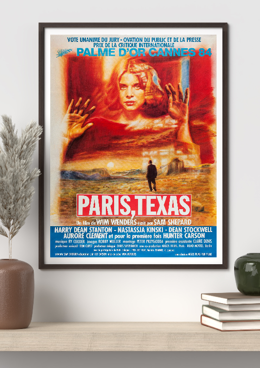 Paris Texas framed poster