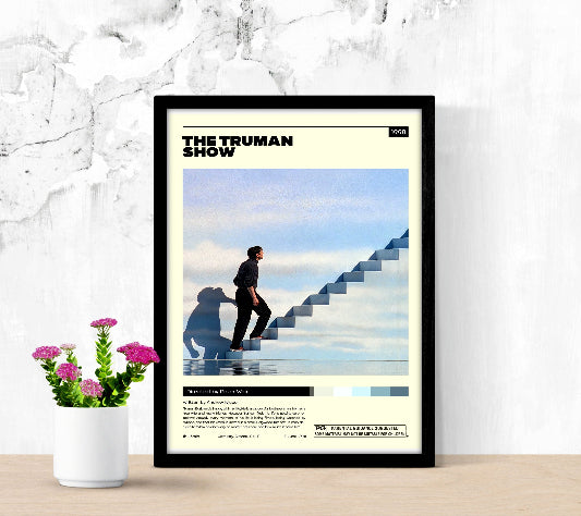 The Truman Show Minimalist framed poster