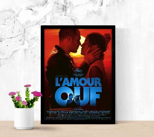 L'amour Ouf framed poster