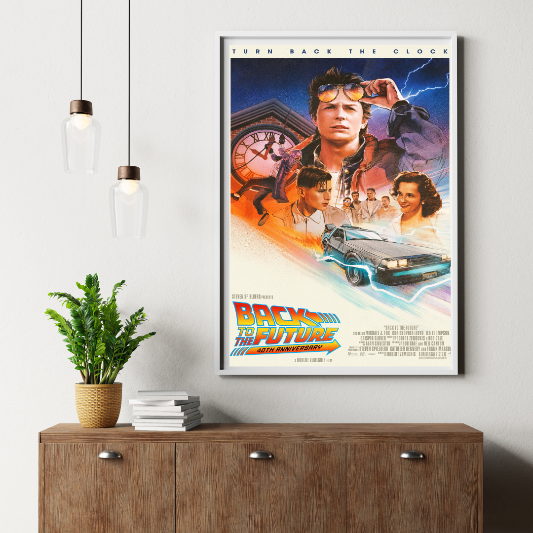 Back To The Future framed poster