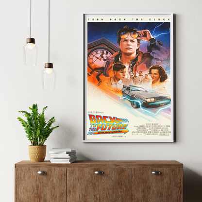 Back To The Future framed poster