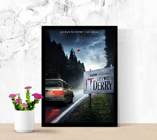 It Welcome To Derry framed poster