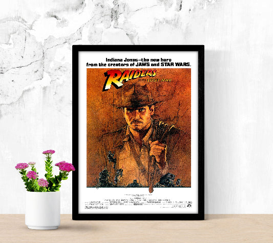 Raiders of The Lost Ark framed poster
