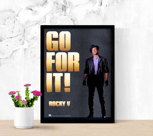 Rocky V framed poster