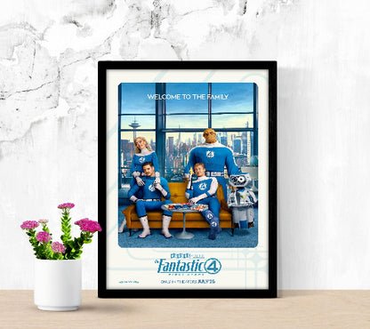 The Fantastic Four First Steps framed poster