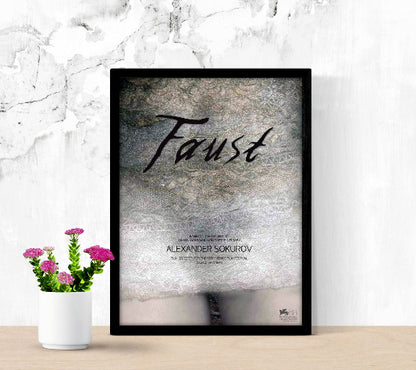 Faust framed poster