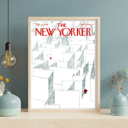 The New Yorker Feb 13 1978 framed poster