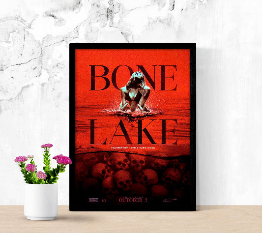 Bone Lake framed poster