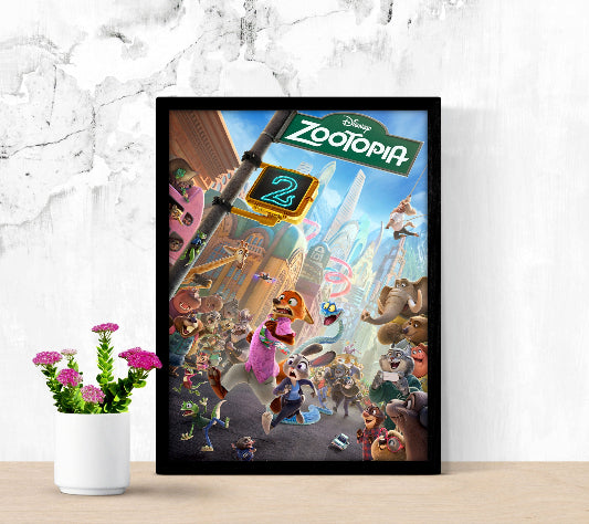 Zootopia 2 framed poster