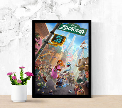 Zootopia 2 framed poster