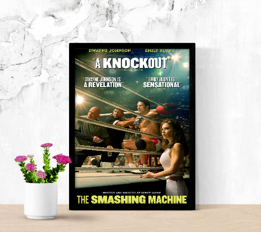 The Smashing Machine framed poster