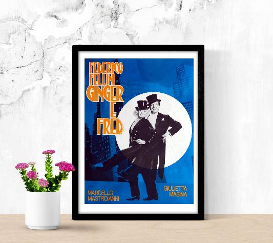 Ginger e Fred framed poster