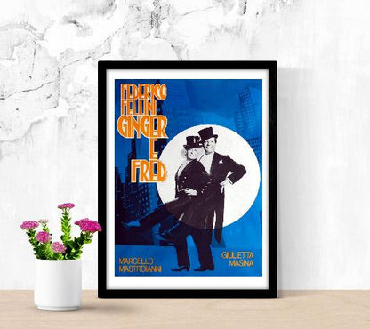 Ginger e Fred framed poster