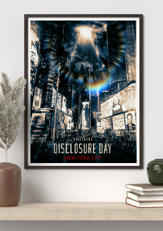 Disclosure Day framed poster