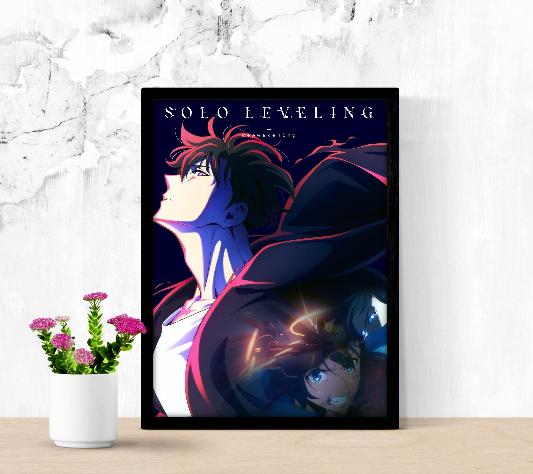 Solo Leveling framed poster