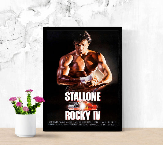 Rocky IV framed poster