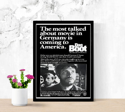 Das Boot framed poster