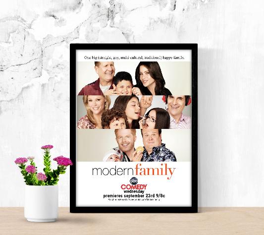 Modern Family framed poster