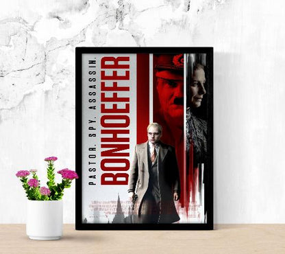 Bonhoeffer Pastor Spy Assassin framed poster