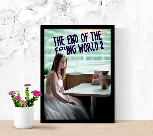 The End of the F***ing World framed poster