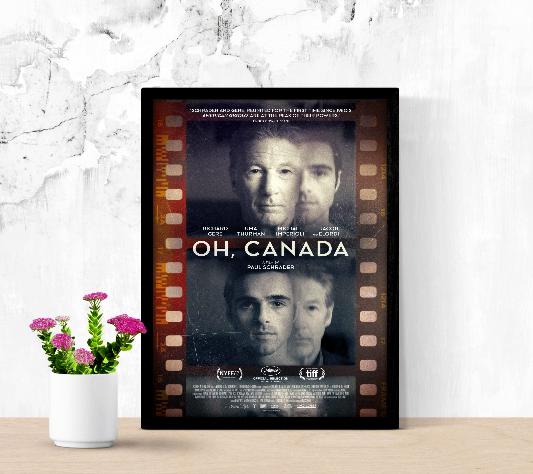 Oh Canada framed poster