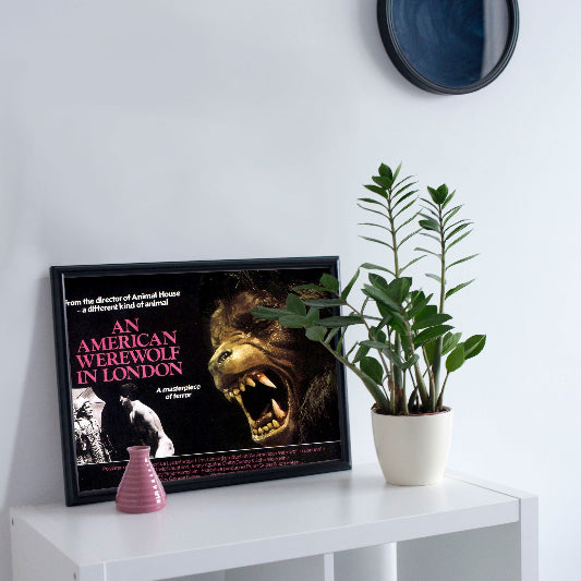 An American Werewolf in London framed poster