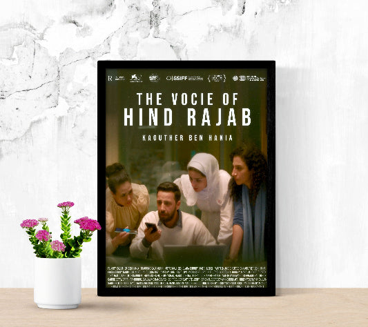 The Vocie of Hind Rajab framed poster