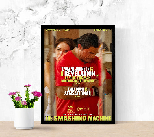 The Smashing Machine framed poster
