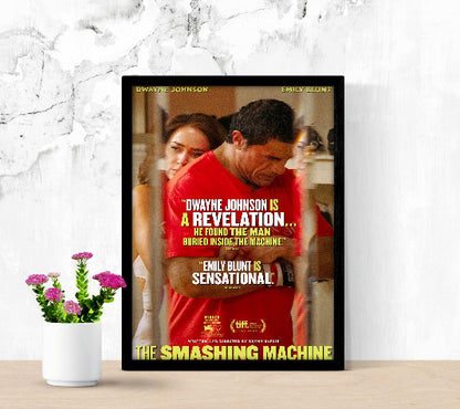 The Smashing Machine framed poster