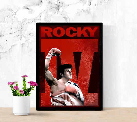 Rocky IV framed poster