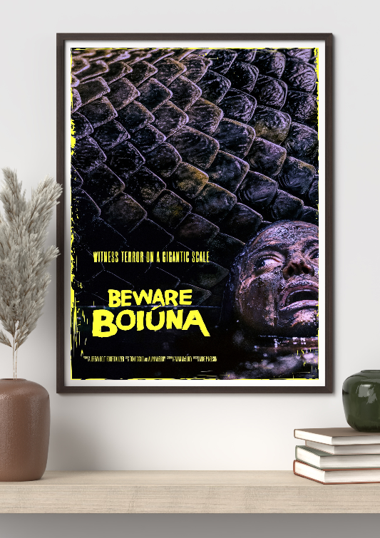 Beware Boiuna framed poster