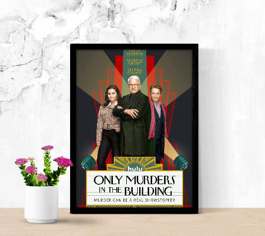 Only Murders In The Building framed poster