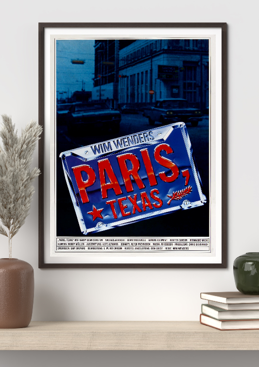Paris Texas framed poster