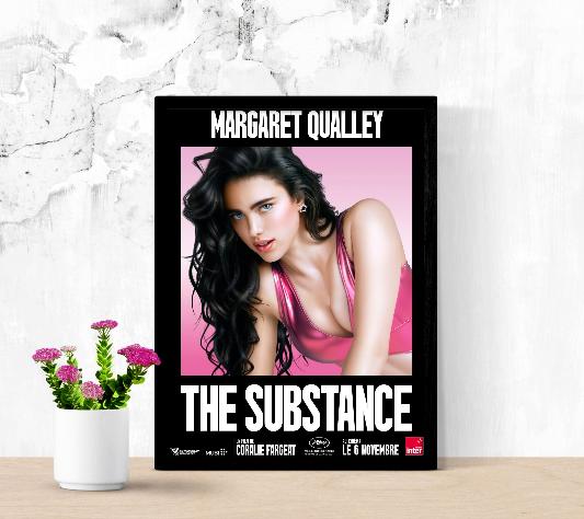 The Substance framed poster