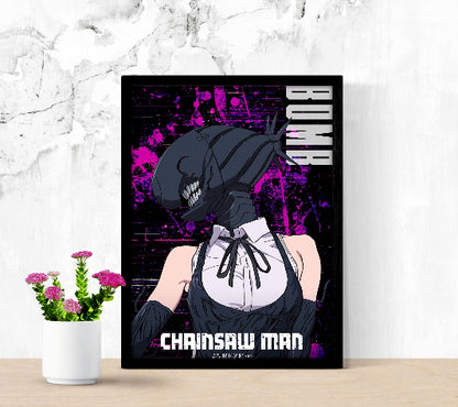 Gekijô-ban Chensô Man Reze-hen framed poster