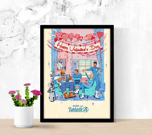 The Fantastic Four framed poster